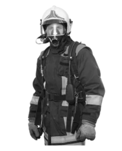 Representacion de un bombero que ha opositado en alava